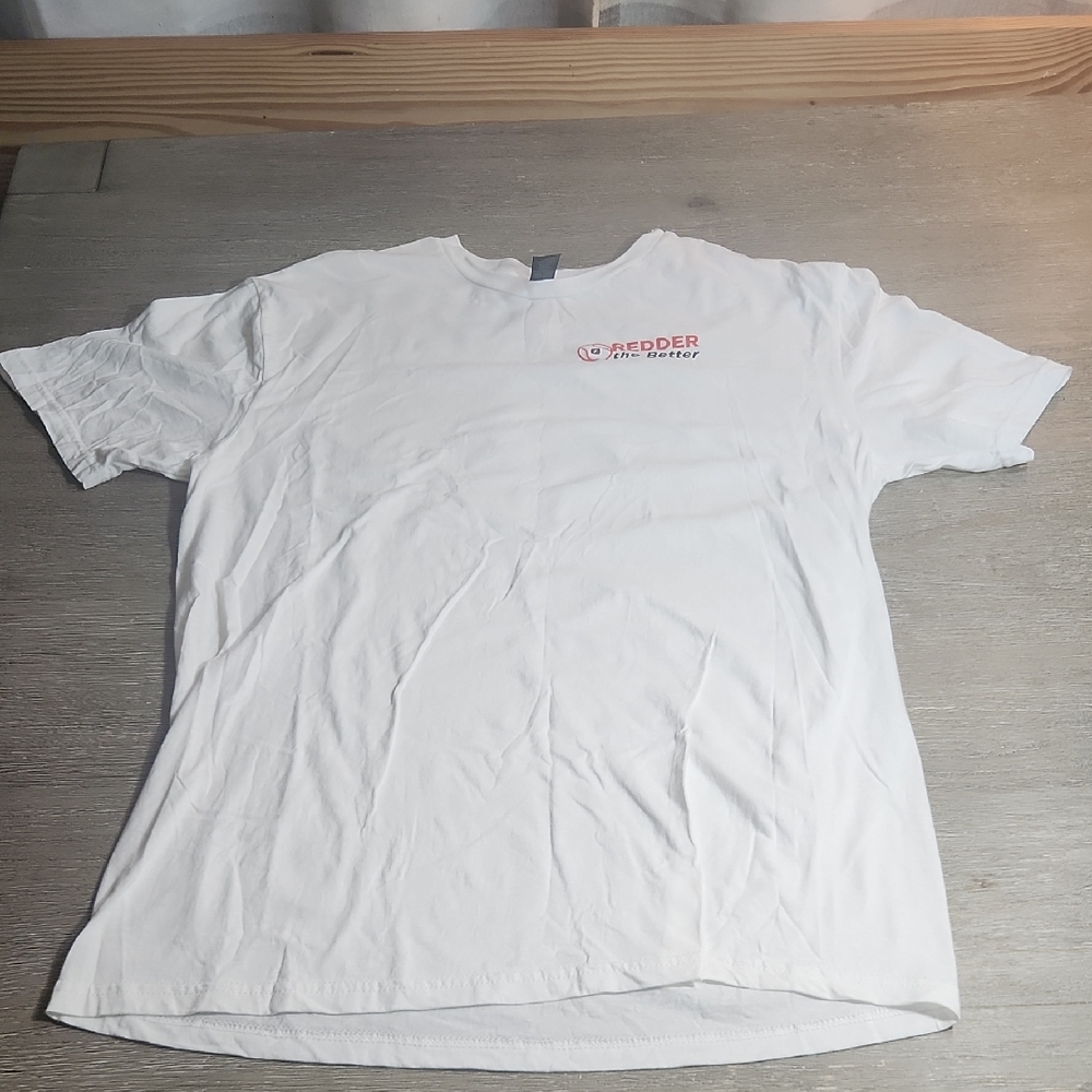 Gildan White Short Sleeve Men's Tee Redder The Better EAST TENNESSEE